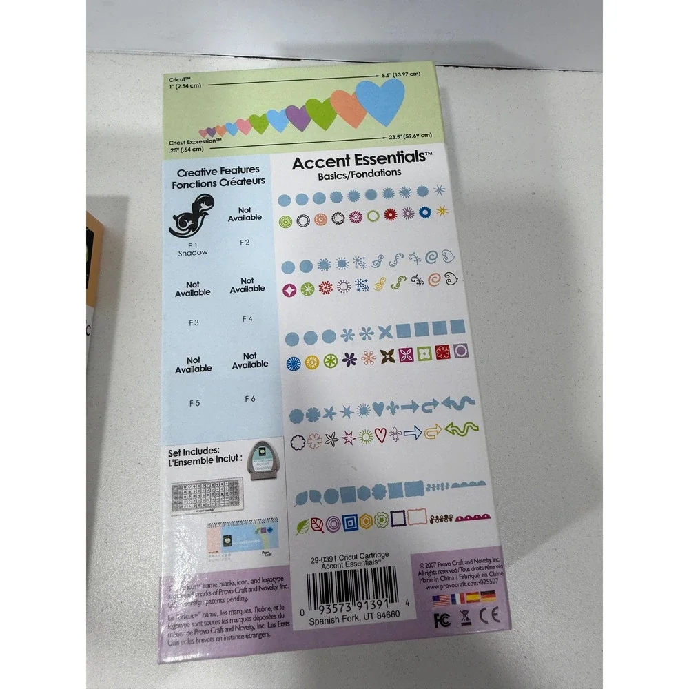 3 Cricut Cartridge Bundle Accent Essen.‎ Plantin SchoolBook Ornamental Iron Pink
